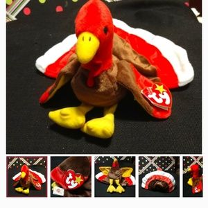Vintage Gobbles The  Turkey Beanie Baby